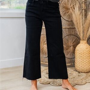 Vervet Women's Black Wide-Leg Jeans